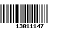 Código de Barras 13011147