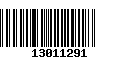 Código de Barras 13011291