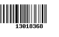 Código de Barras 13018368