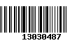 Código de Barras 13030487