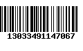 Código de Barras 13033491147067