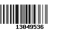 Código de Barras 13049536