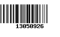 Código de Barras 13050926