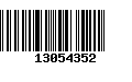 Código de Barras 13054352