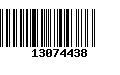 Código de Barras 13074438