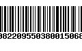 Código de Barras 1308220955038001506869