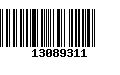 Código de Barras 13089311