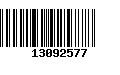 Código de Barras 13092577