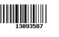 Código de Barras 13093587