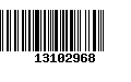 Código de Barras 13102968