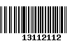 Código de Barras 13112112