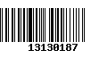 Código de Barras 13130187