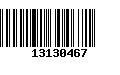 Código de Barras 13130467