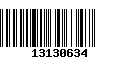 Código de Barras 13130634