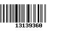 Código de Barras 13139360