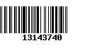 Código de Barras 13143740