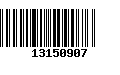 Código de Barras 13150907