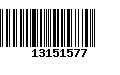 Código de Barras 13151577