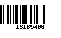 Código de Barras 13165406