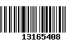 Código de Barras 13165408