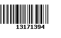 Código de Barras 13171394