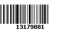 Código de Barras 13179881