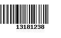 Código de Barras 13181238