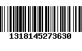 Código de Barras 1318145273630