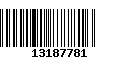 Código de Barras 13187781