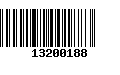 Código de Barras 13200188