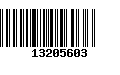 Código de Barras 13205603