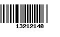 Código de Barras 13212140