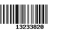 Código de Barras 13233820