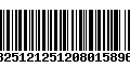 Código de Barras 13251212512080158968