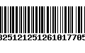 Código de Barras 13251212512610177058