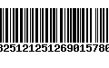 Código de Barras 13251212512690157800