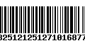 Código de Barras 13251212512710168778