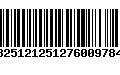 Código de Barras 13251212512760097842