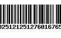 Código de Barras 13251212512760167653