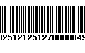 Código de Barras 13251212512780088490