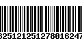 Código de Barras 13251212512780162479