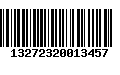 Código de Barras 13272320013457