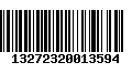 Código de Barras 13272320013594