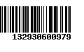 Código de Barras 132930600979