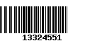 Código de Barras 13324551