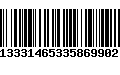 Código de Barras 13331465335869902