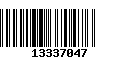 Código de Barras 13337047