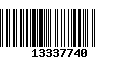 Código de Barras 13337740