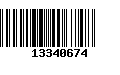 Código de Barras 13340674