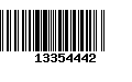 Código de Barras 13354442